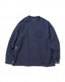 L/S BAGGY POCKET TEE NAVY ￥16,500 size:S
