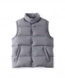LIGHT WEIGHT STRETCH RIP STOP DOWN VEST GRAY ￥69,300 size:M