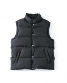 LIGHT WEIGHT STRETCH RIP STOP DOWN VEST BLACK ￥69,300 size:M