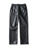 SUSTAINABLE LEATHER STANDARD EASY PANTS BLACK ￥34,100 size:M