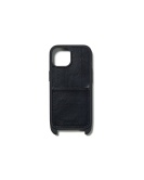 LEATHER PHONE CASE for iPhone 15 BLACK ￥11,000