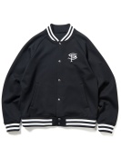 COMPACT DOUBLE KNIT SP LOGO VARSITY JACKET BLACK ￥41,800 size:M