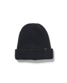 WOOL CASHMERE KNIT CAP BLACK ￥11,000