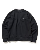 COMPACT DOUBLE KNIT CREWNECK TOP BLACK ￥20,900 size:S