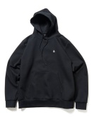 COMPACT DOUBLE KNIT HOODIE BLACK ￥24,200 size:S / M