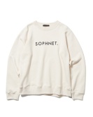 SOPHNET. LOGO CREWNECK SWEAT WHITE ￥23,100 size:M