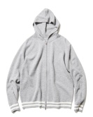 WOOL FLEECE ZIP UP HOODIE GRAY ￥49,500 size:M