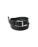 STANDARD LEATHER BELT BLACK ￥23,100 size:M