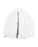 SIMON TAYLOR : BROKEN BEAUTY SHIRT WHITE ¥35,200 size:S SIMON TAYLOR : BROKEN BEAUTY SHIRT WHITE ¥35,200 size:S