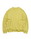 WASHABLE WOOL L/S TOP YELLOW ￥25,300 size:M