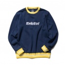 COLOR RIBBED CREWNECK SWEAT F(NAVY /YELLOW)￥23,100 size:S / M / L