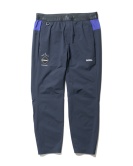 STRETCH LIGHT WEIGHT EASY TAPERED PANTS NAVY ￥28,600 size:S 