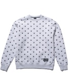 ALL OVER STAR CREWNECK SWEAT GRAY ￥28,600 size:S