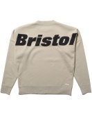 BIG LOGO CREWNECK KNIT BEIGE ￥23,100 size:M