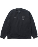 PDK HALF ZIP TOP BLACK ¥27,500 size:S PDK HALF ZIP TOP BLACK ¥27,500 size:S