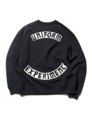 CHENILLE SWEATSHIRT BLACK ￥28,600 size:1 / 2