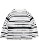BORDER LOOSE L/S TEE B(WHITE x BLACK) ¥19,800 size:1 / 2 BORDER LOOSE L/S TEE B(WHITE x BLACK) ¥19,800 size:1 / 2