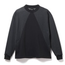 RB-824 MOCK NECK JERSEY C.BLACK×BLACK ￥28.600 size:S / M / L