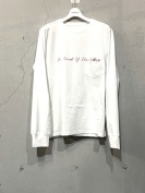 sc.0032SS24 the sound of the soloist. (l/s pocket tee) white￥17490 size:48