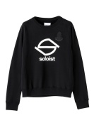 sc.0016SS24 S logo and bone emblem. (crew neck sweatshirt) black ￥29590 size:46 / 50