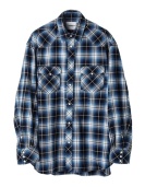 ss.0005SS24  back gusset sleeve western shirt. blue ￥76890 size:44