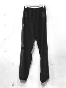 sc.0005bSS24  jogger pant.(bone type02) black x black ￥65890 size:44