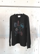 sc.0019aAW24 l/s tee.(days of our youth color) black ￥17490 size:46 / 50