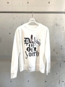 sc.0021aAW24  crew neck sweat shirt.(days of our youth color) white ￥26290 size:46 / 48 / 50