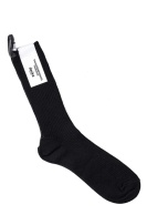 sa.0013AW24 middleweight ribbed mid socks. black ￥3069 