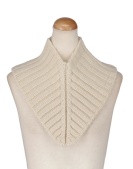 sk.0008AW24 v-neck neckwarmer.(low) beige ￥21890