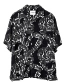 ss.0005cSS25 hawaiian shirt.(music note) black x white ¥47190 size:44 / 46 ss.0005cSS25 hawaiian shirt.(music note) black x white ¥47190 size:44 / 46