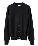 sk.0003SS25 regluar fit crew neck cardigan. black ￥49390 size:44