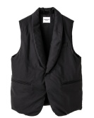 sj.0022AW25  shawl collar down vest. black ￥131890 size:46