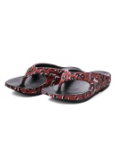 sof.0021 flip-flop.(leopard) red ￥14190 size:8 / 9 / 10